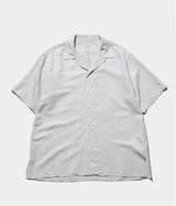 A.PRESSE 2026 Style1 "Vintage Silk Linen S/S Open Collar Shirt"