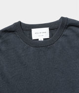 STILL BY HAND "KN03262" Short sleeve knit pullover