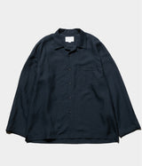 STILL BY HAND "SH05262" Open collar shirt