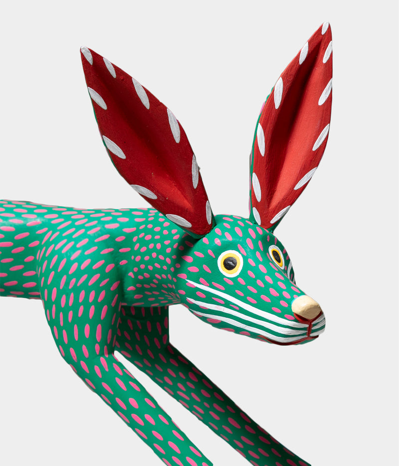メキシコ オアハカ ウッドカービング カエル コヨーテ アルマンド・ヒメネス OAXACA WOOD CARVING 