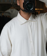 MAATEE＆SONS "SEMI WIDE SPREAD SHIRTS 極HEMP SILK"