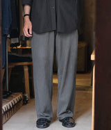 A.PRESSE 2026 Style1 "Vintage Black Chambray Work Pants"