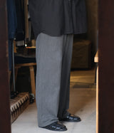 A.PRESSE 2026 Style1 "Vintage Black Chambray Work Pants"