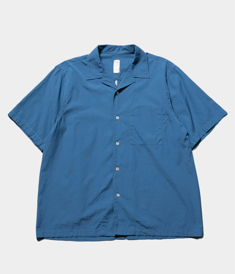 新品【HAVEL studio】RAMIE SHORT SLEEVE SHIRT RAMIE OPEN COLLAR SHORT SLEEVE BLOUSE(XS Navy): Y's｜THE SHOP