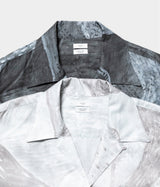 YOKE 26SS "Printed Tencell Open Collar Shirt"