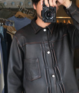 A.PRESSE 2026 Style2 "Vintage Leather 1st Type Jacket"
