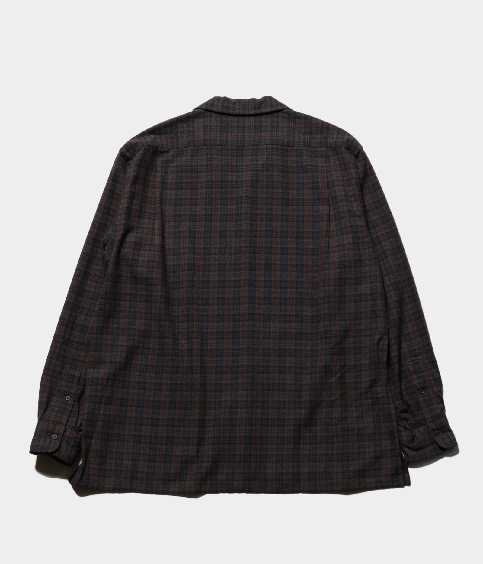 p*o様 wdouble ovy silk nep l/s shirt A.PRESSE 2026 Style2 