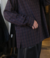 A.PRESSE 2026 Style2 "Silk Nep Loop Collar Shirts"
