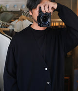 A.PRESSE 2026 Style2 "Wool Cotton High Gauge Cardigan"