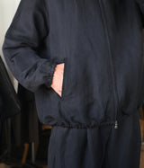 SSSTEIN 26AW "SILK LINEN TWILL LIGHT ZIP JACKET"
