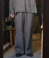 seya. "ROAD TRIP PANTS / MELON DOBBY"