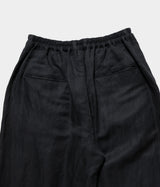 SSSTEIN 26AW "SILK LINEN TWILL WIDE EASY TROUSERS"