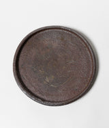 Komura Kihan “Shallow Round Plate, Hand-Formed” (Okinawa, Arayaki)