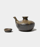 Komura Kihan "Kiln-fired Karakara Tochibuguwa with paulownia wood box" (Okinawa, Arayaki)
