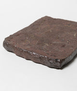 Komura Kihan “Square Ceramic plate Hand-Formed” (Okinawa, Arayaki)