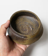 古村其飯 "琉球南蛮 平茶碗 (桐箱付)" (沖縄・荒焼)