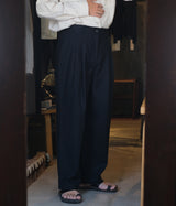 STILL BY HAND "PT05263"Deep tuck pressed pants