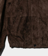 SSSTEIN 26AW "GOAT SUEDE ZIP JACKET"