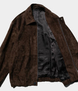SSSTEIN 26AW "GOAT SUEDE ZIP JACKET"