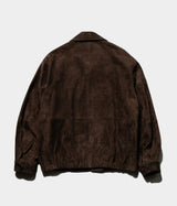 SSSTEIN 26AW "GOAT SUEDE ZIP JACKET"