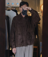 SSSTEIN 26AW "GOAT SUEDE ZIP JACKET"