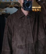 SSSTEIN 26AW "GOAT SUEDE ZIP JACKET"