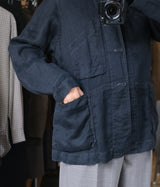 MAATEE&SONS "WORK JACKET LINEN Drunk"