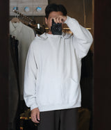 A.PRESSE 2026 Style2 "Vintage Attached Snap Hood Sweat Parka"