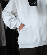 A.PRESSE 2026 Style2 "Vintage Attached Snap Hood Sweat Parka"