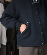 A.PRESSE 2026 Style2 "High Twist Cashmere Melton Coach Jacket"