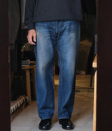A.PRESSE 2026 Style2 "Vintage Washed Straight Denim Pants"