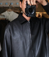 YOKE 26AW "Calf Nappa Leather Minimal Blouson"