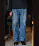 A.PRESSE 2026 Style2 "No.22 Washed Wide Denim Pants"