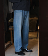A.PRESSE 2026 Style2 "No.22 Washed Wide Denim Pants"