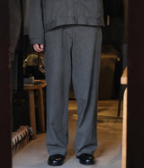 A.PRESSE 2026 Style2 "Vintage Black Chambray Work Pants"