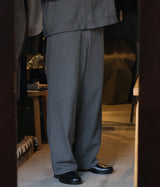 A.PRESSE 2026 Style2 "Vintage Black Chambray Work Pants"