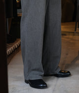 A.PRESSE 2026 Style2 "Vintage Black Chambray Work Pants"