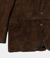 A.PRESSE 2026 Style2 "Suede Leather Tailored Jacket"