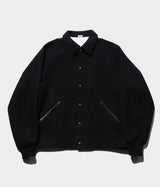 A.PRESSE 2026 Style2 "High Twist Cashmere Melton Coach Jacket"