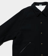 A.PRESSE 2026 Style2 "High Twist Cashmere Melton Coach Jacket"
