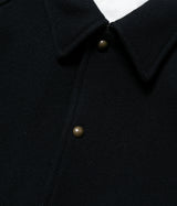 A.PRESSE 2026 Style2 "High Twist Cashmere Melton Coach Jacket"