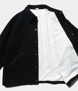 A.PRESSE 2026 Style2 "High Twist Cashmere Melton Coach Jacket"