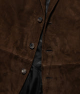 A.PRESSE 2026 Style2 "Suede Leather Tailored Jacket"