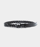 TORY LEATHER "1 1/4 Long tip braided belt"