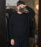 SSSTEIN 26AW "EXTRA FINE WOOL KNIT CREW NECK LS"
