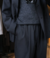 STILL BY HAND "PT01263" Relaxed 2-Pleat Pants