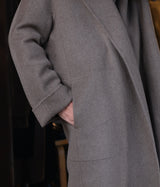 seya. "DOUBLE FACE COAT/UNDYED YAK"