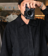 SSSTEIN 26AW "GOAT SUEDE ZIP JACKET"