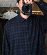 A.PRESSE 2026 Style2 "Wool Regular Collar Shirt"