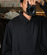 A.PRESSE 2026 Style2 "Washed Silk Rayon Gabardine Jacket"